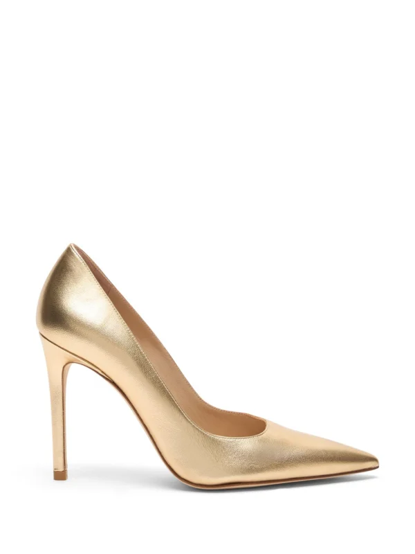 Stuart Weitzman Stuart Power Pump 100 in Golden