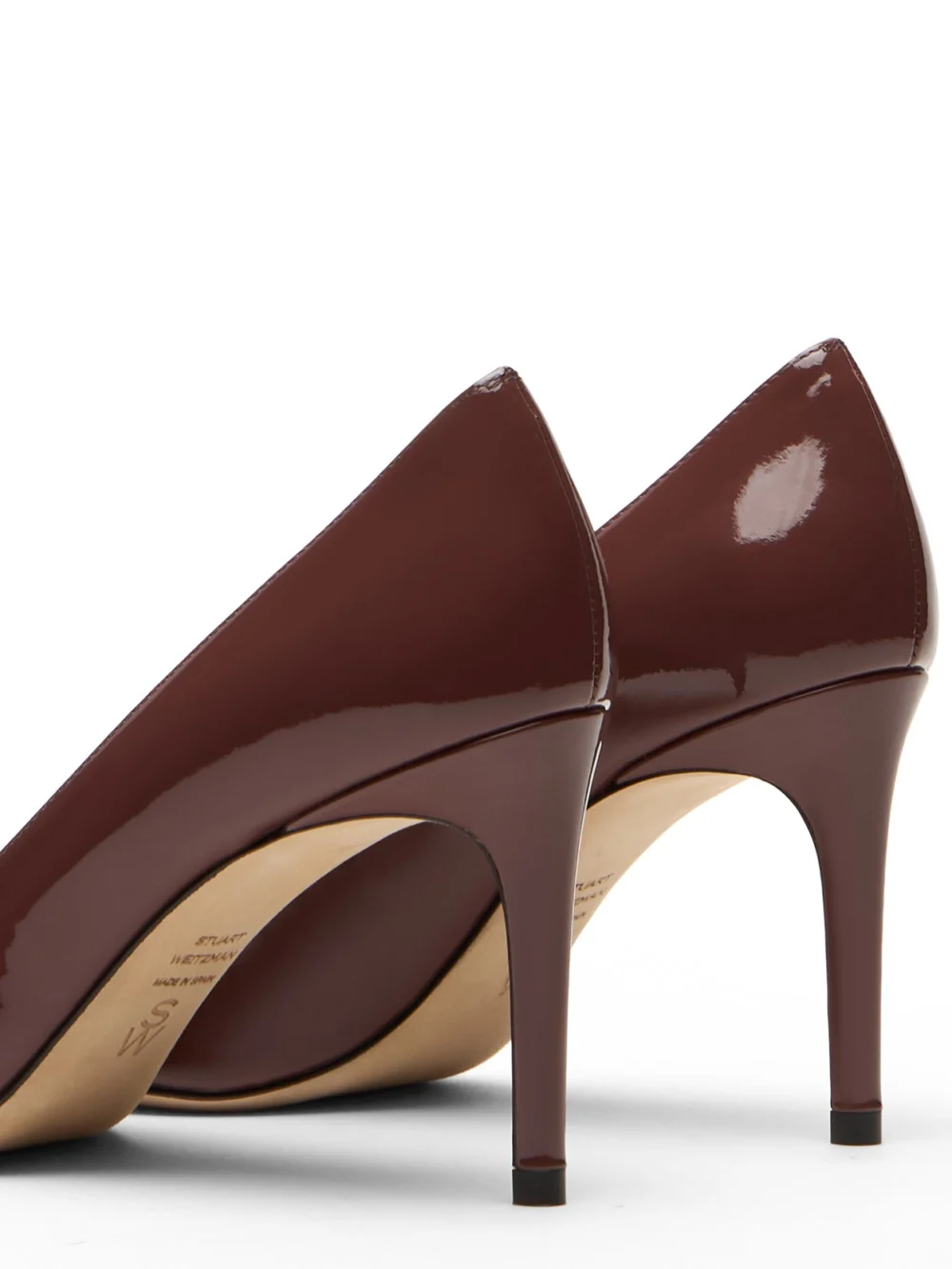 Stuart Weitzman Stuart Power Pump 50 in Brownstone, view 5