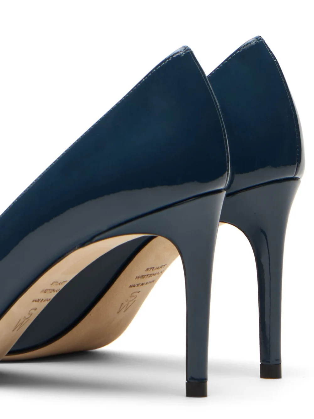 Stuart Weitzman Stuart Power Pump 50 in Stormy Blue, view 5