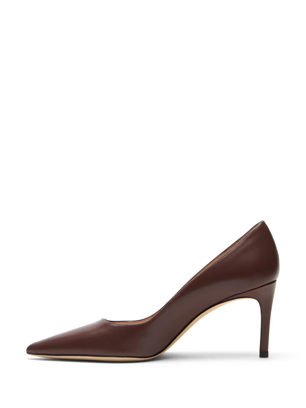 Stuart Weitzman Stuart Power Pump 75 in Brownstone, view 3