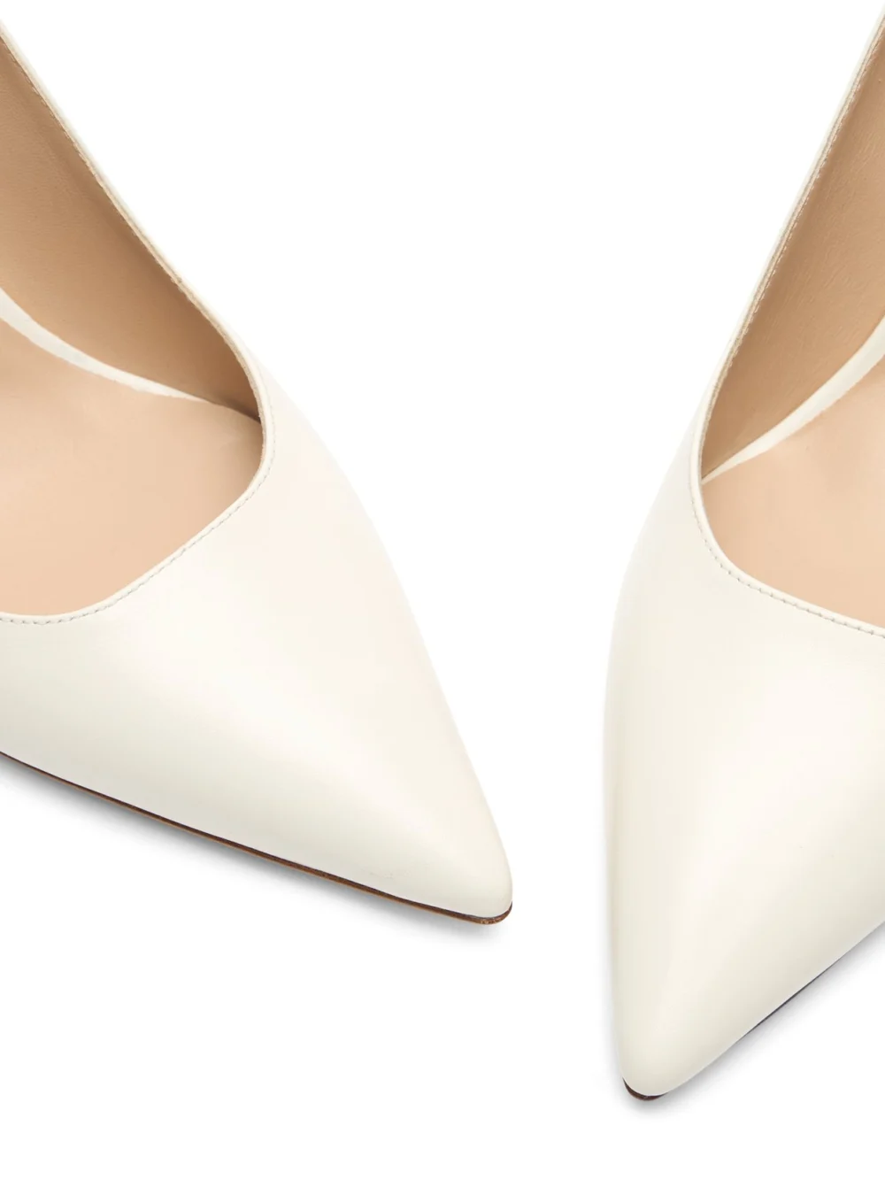 Stuart Weitzman Stuart Power Pump 75 in Cream, view 5