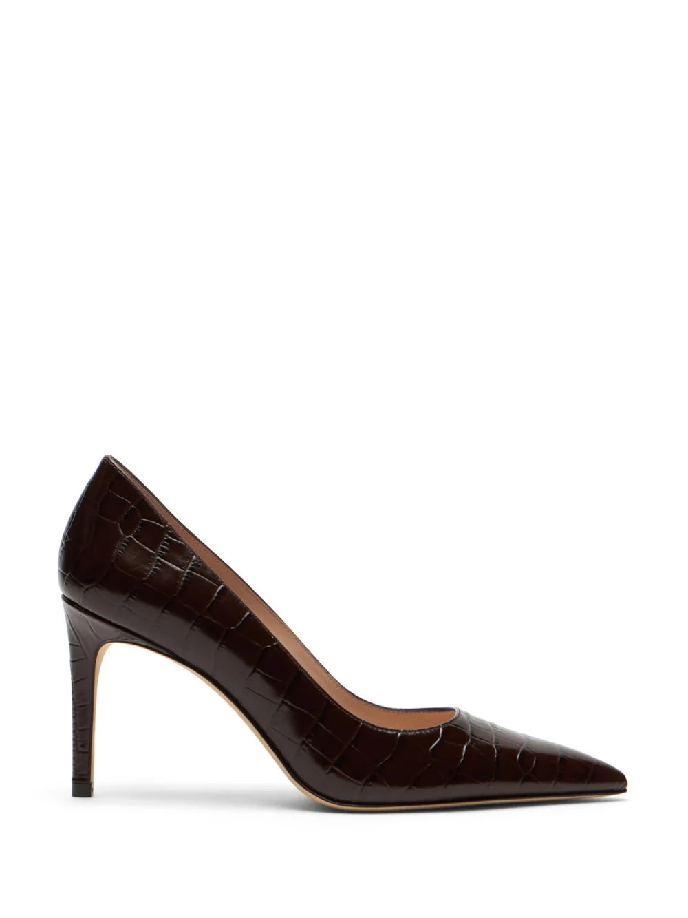 Stuart Weitzman Stuart Power Pump 85 in walnut