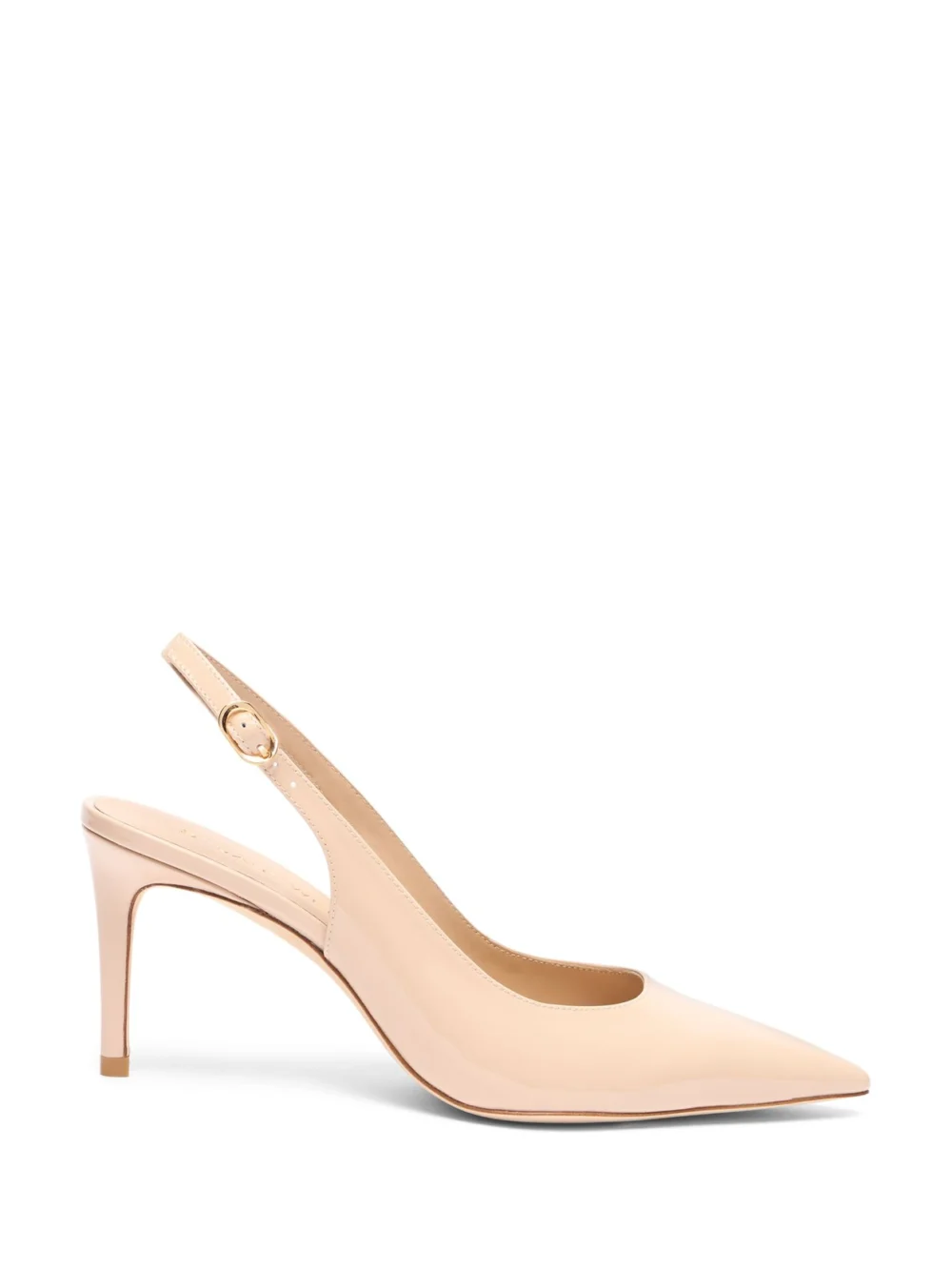 Stuart Weitzman Stuart Power Slingback 75 in Barely Beige