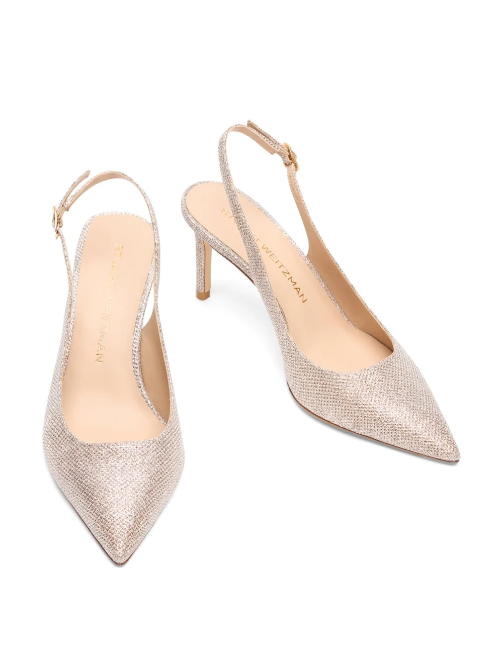 Stuart Weitzman Stuart Power Slingback 75 in Poudre, view 4