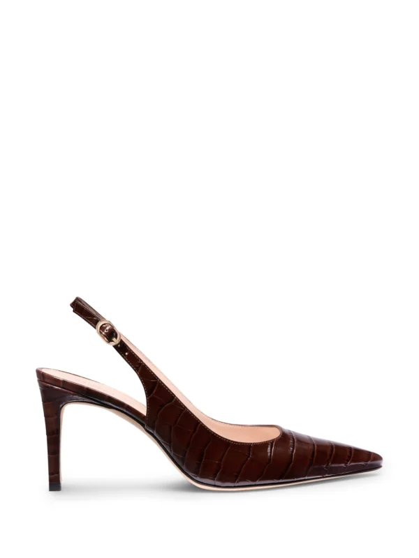 Stuart Weitzman Stuart Power Slingback 75 in Walnut