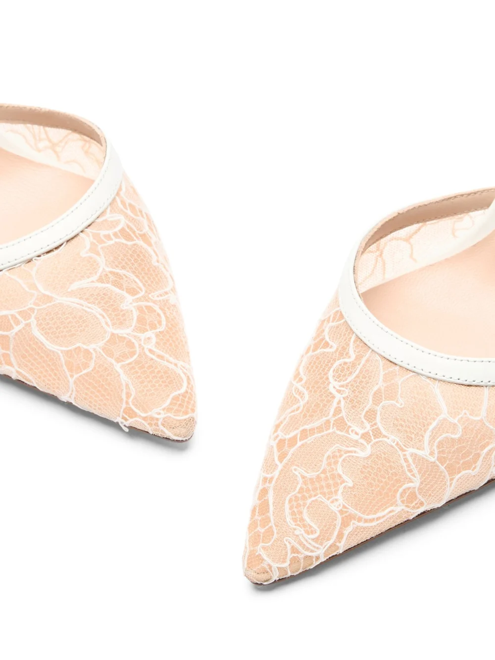 Stuart Weitzman Stuart Power Strap 85 in Blanco/beige/blanco, view 6