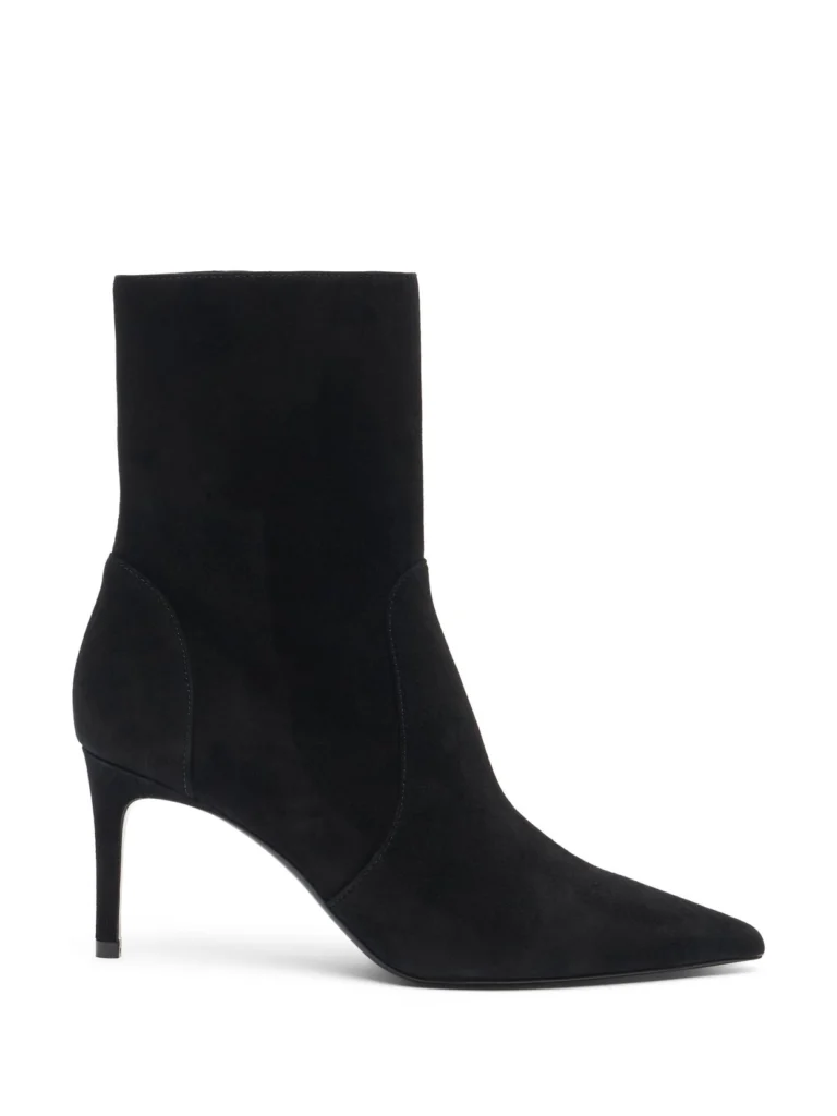 Stuart Weitzman Stuart Power Zip 75 in Black