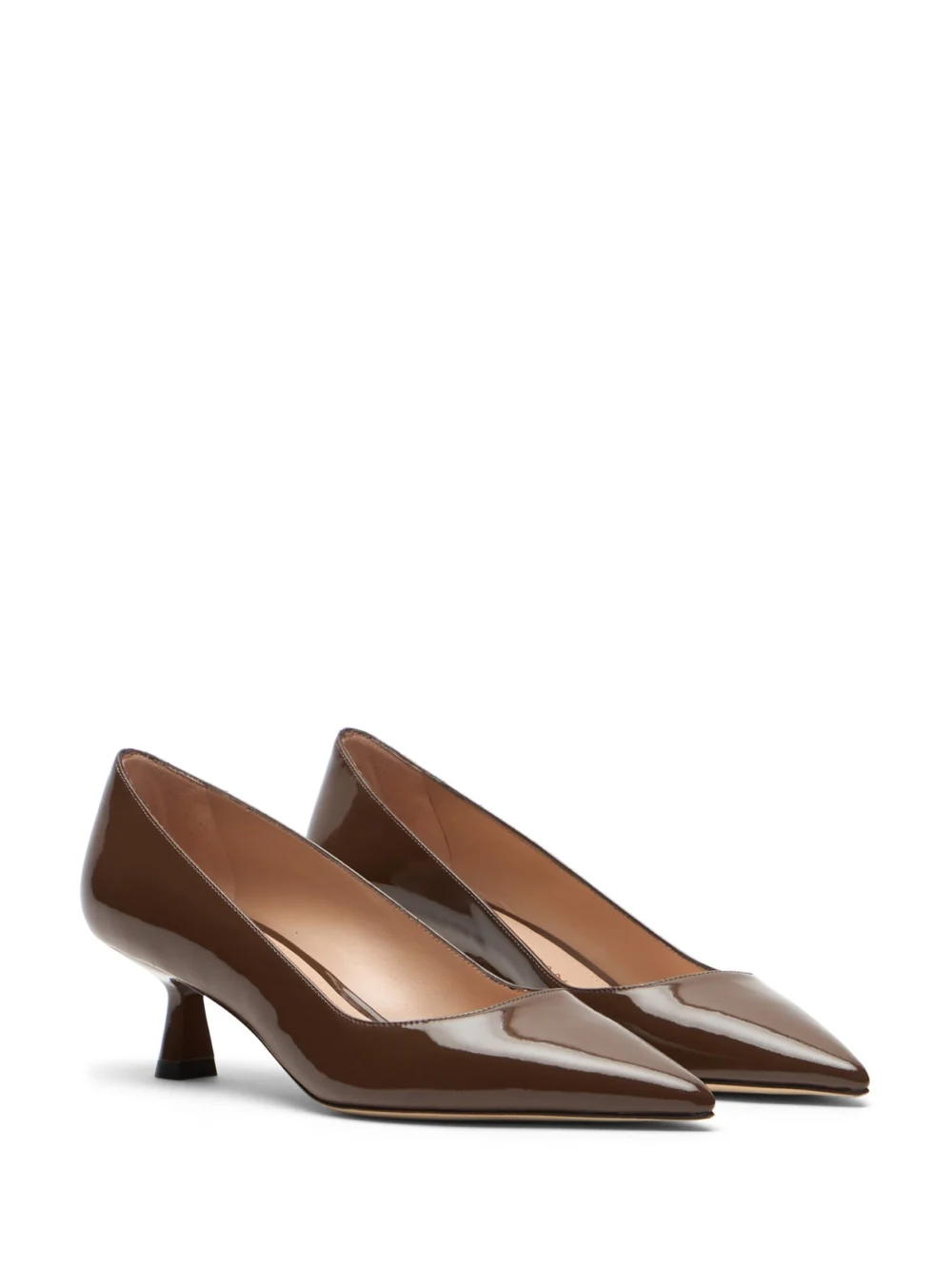 Stuart Weitzman Stuart Sculpt Pump 50 in Cigar, view 2