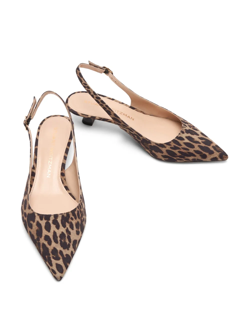 Stuart Weitzman Stuart Sculpt Slingback 35 in Classic Lite, view 4
