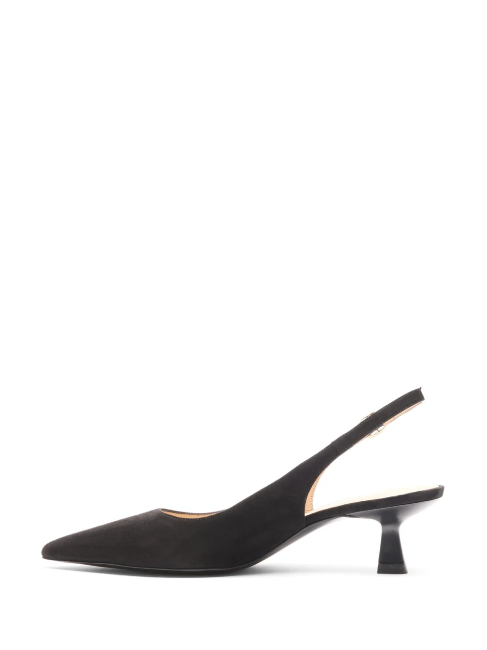 Stuart Weitzman Stuart Sculpt Slingback 50 in Black, view 3