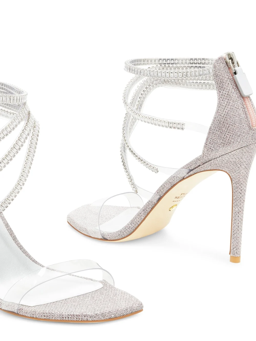 Stuart Weitzman Superglam 100 Strap Sandal, view 4