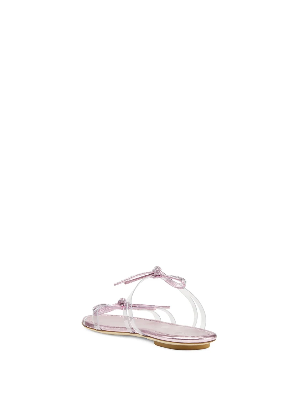 Stuart Weitzman Sw Bow Slide in Cotton Candy, view 4
