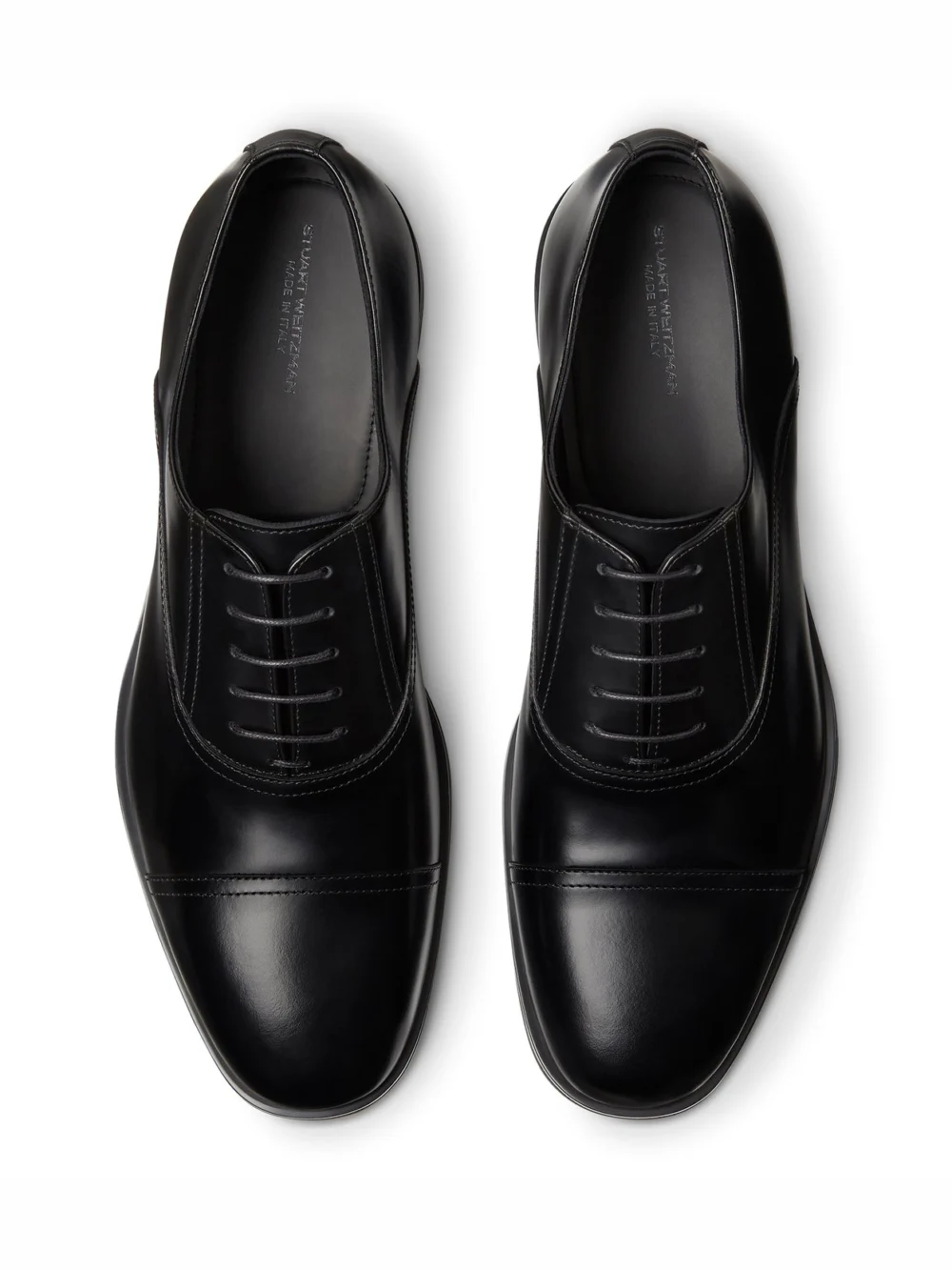 Stuart Weitzman Sw Club Classic Oxford in Black, view 4