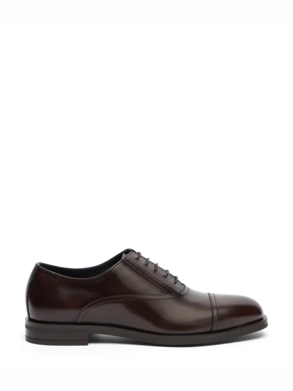Stuart Weitzman Sw Club Classic Oxford in Dark Brown