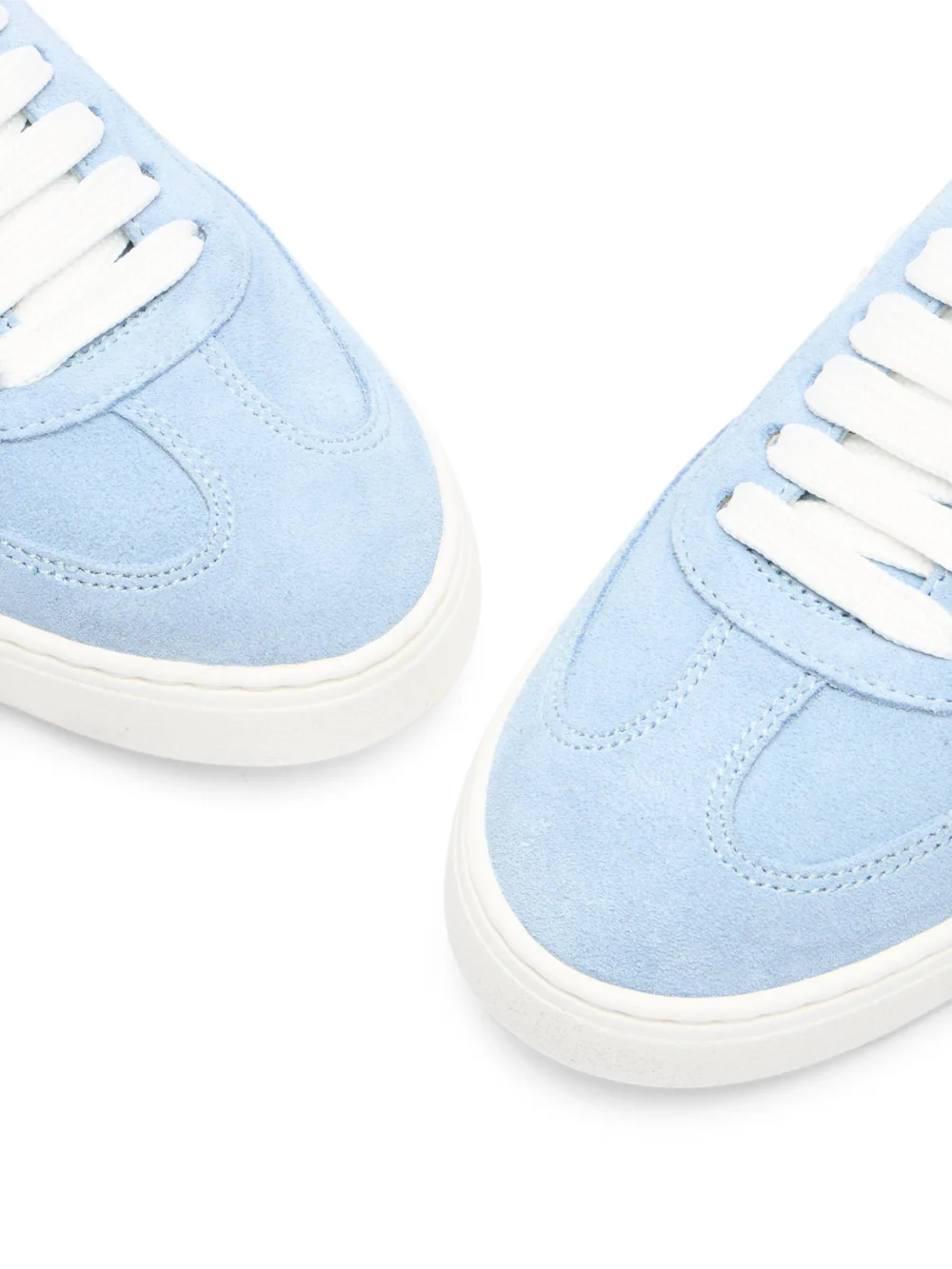 Stuart Weitzman Sw Runaround Sneaker in Cielo/white, view 6