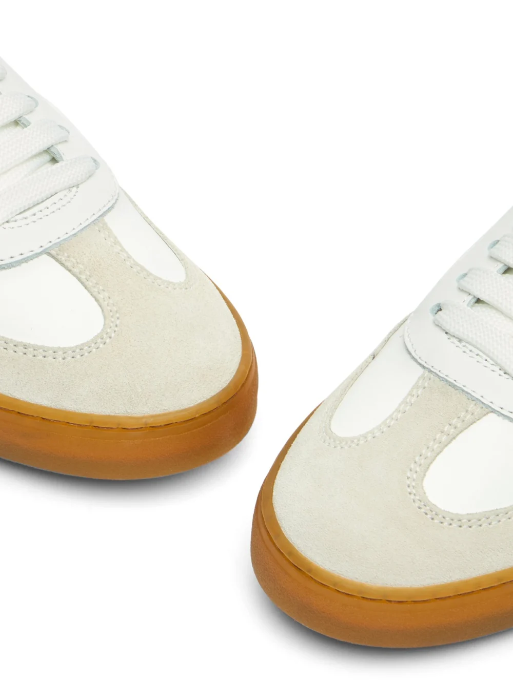 Stuart Weitzman Sw Runaround Sneaker in Cobblestone/white/classic, view 6