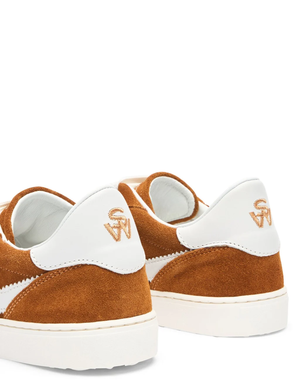 Stuart Weitzman Sw Runaround Sneaker in Hazel/white, view 5