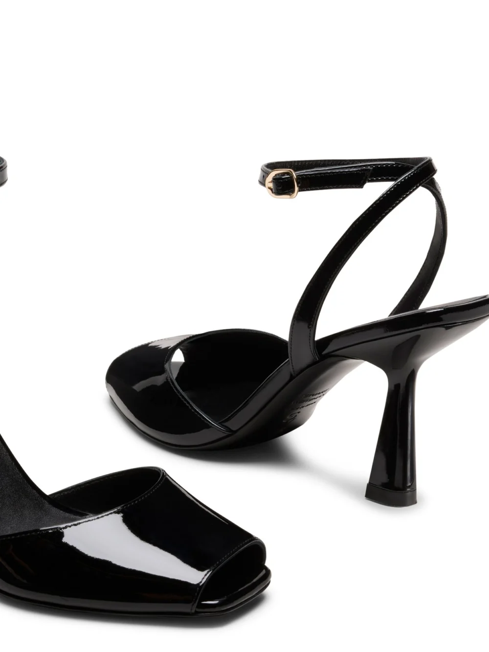 Stuart Weitzman Val Sandal 85 in Black, view 4