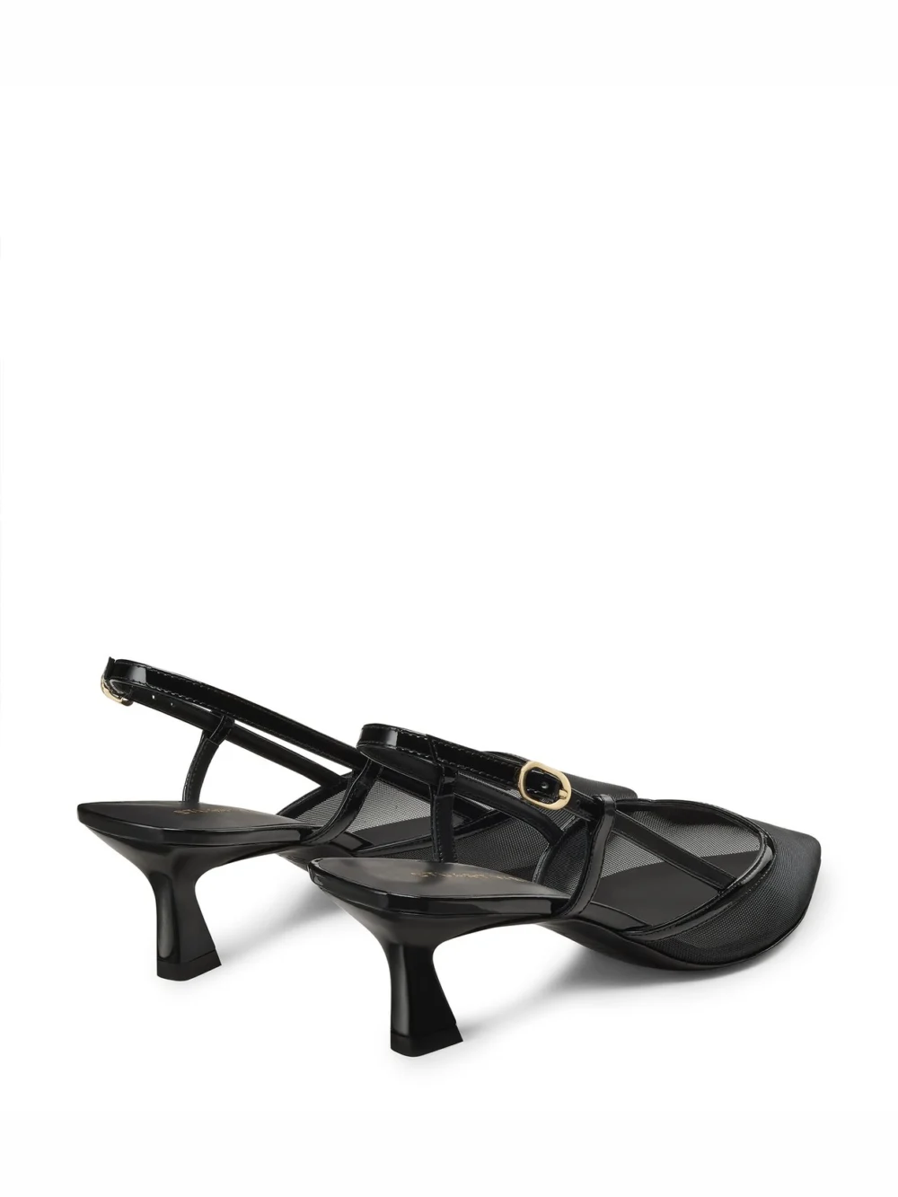 Stuart Weitzman Vinnie 50 Slingback in Black, view 3