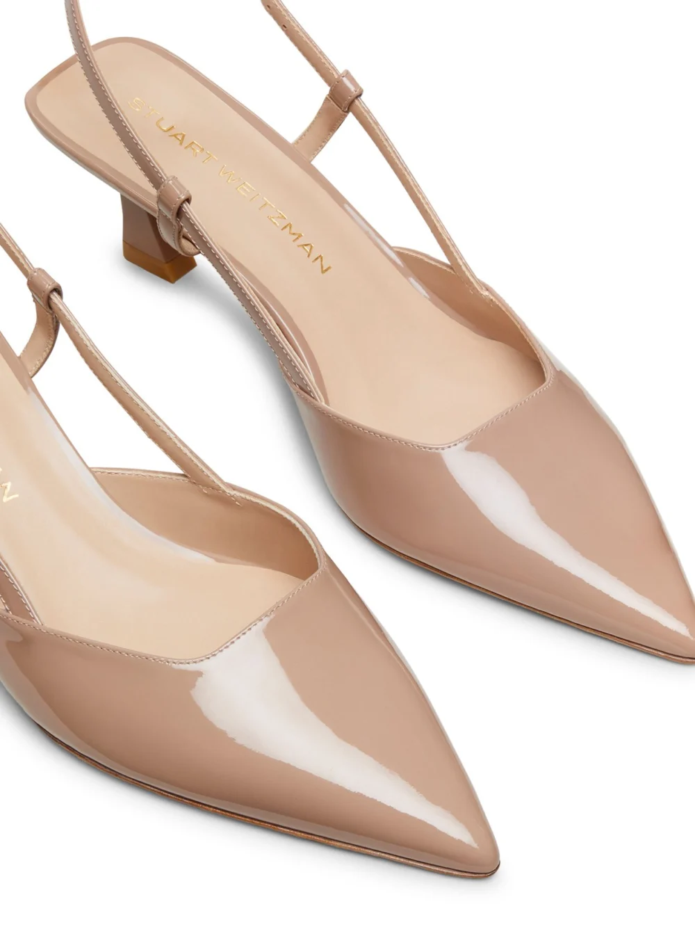 Stuart Weitzman Vinnie 50 Slingback in Fawn, view 4