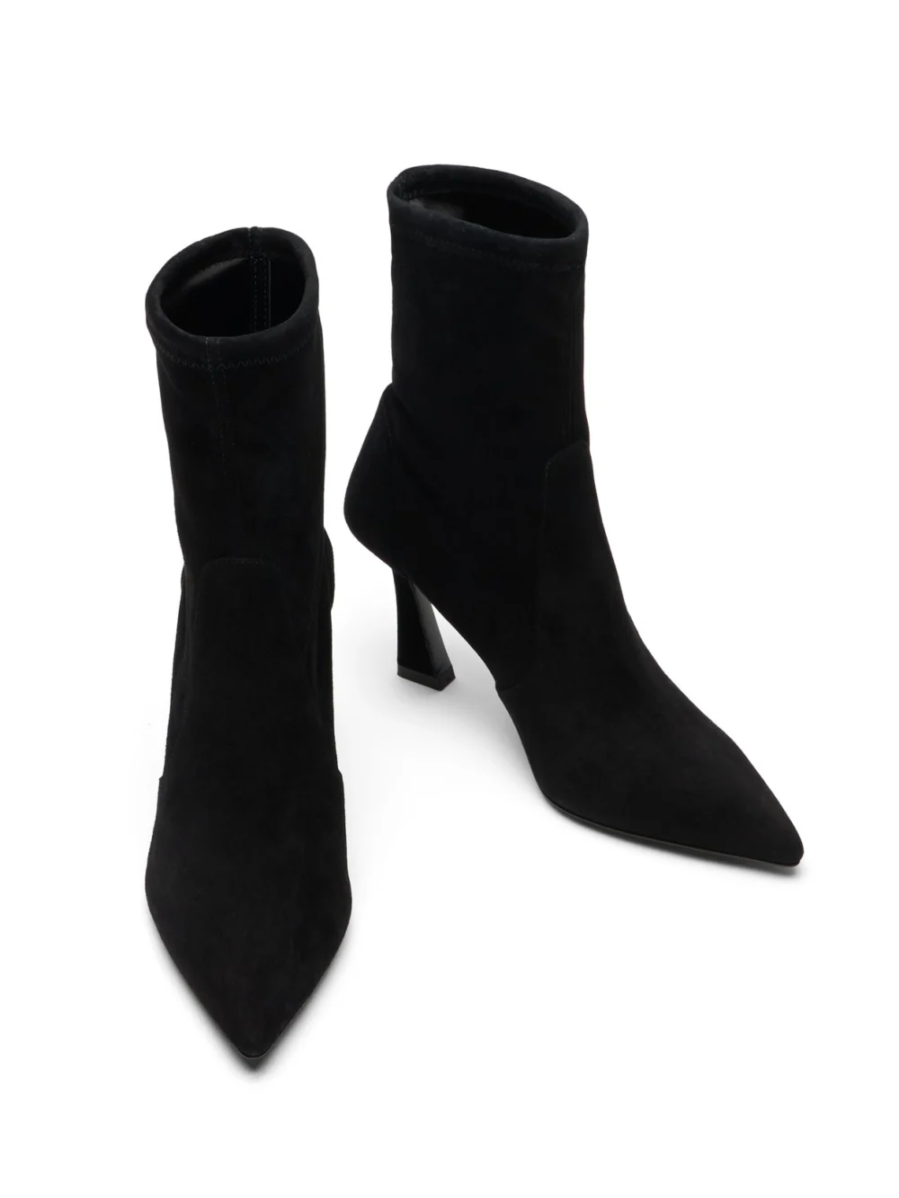 Stuart Weitzman Vinnie Bootie 85 in Black, view 4