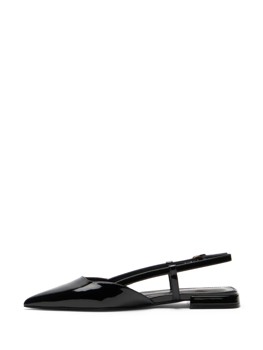 Stuart Weitzman Vinnie Slingback in Black, view 3