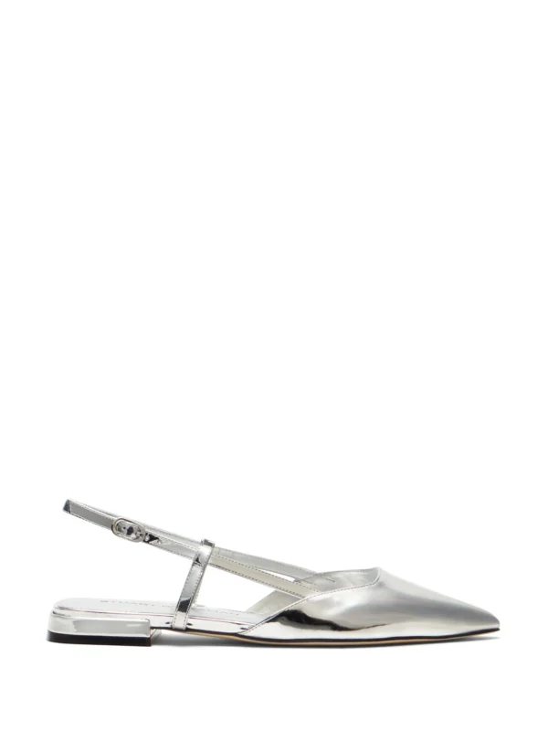 Stuart Weitzman Vinnie Slingback in Silver