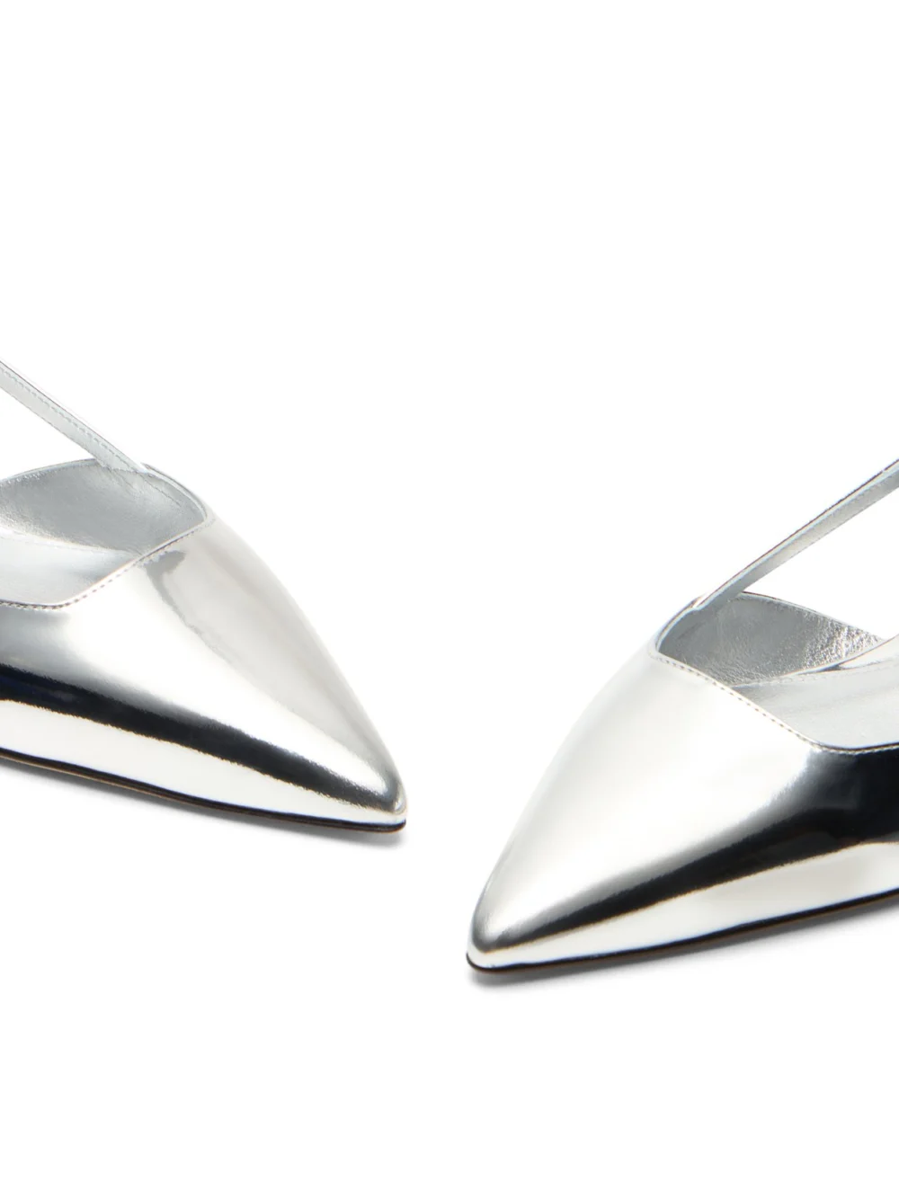 Stuart Weitzman Vinnie Slingback in Silver, view 6