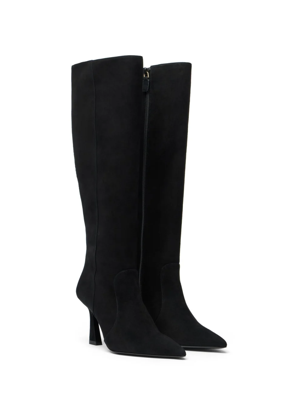 Stuart Weitzman Vinnie Zip Boot 85 in Black, view 2