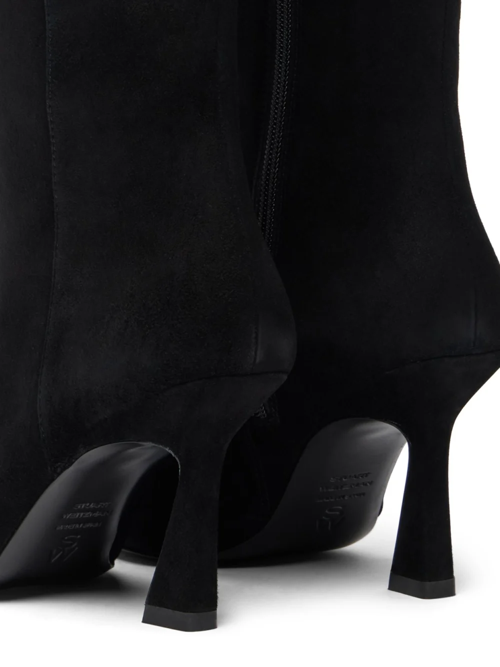 Stuart Weitzman Vinnie Zip Boot 85 in Black, view 5