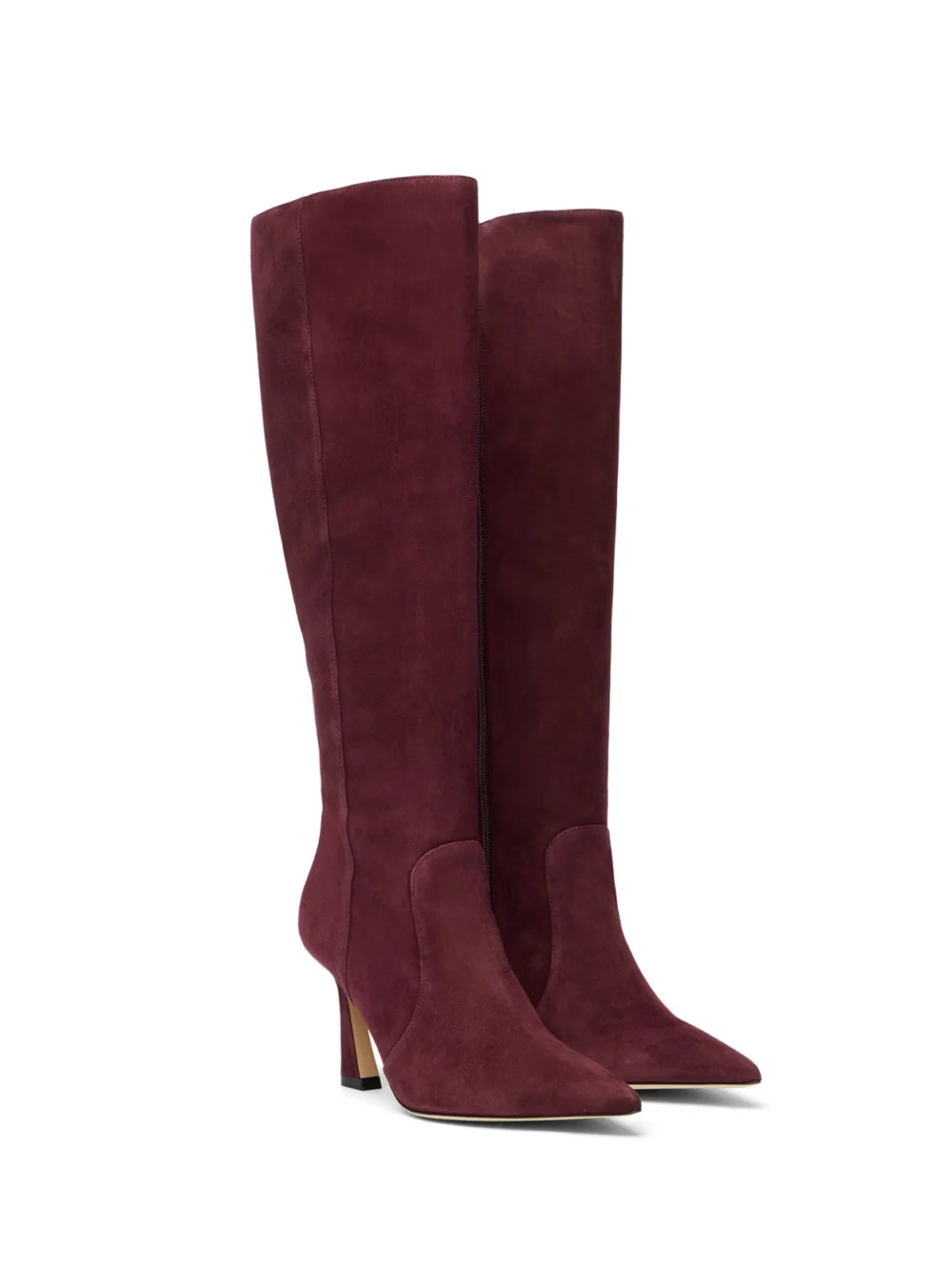 Stuart Weitzman Vinnie Zip Boot 85 in Boysenberry, view 2