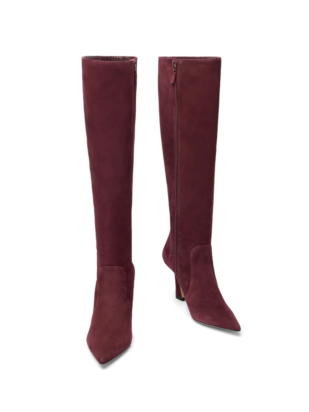 Stuart Weitzman Vinnie Zip Boot 85 in Boysenberry, view 4