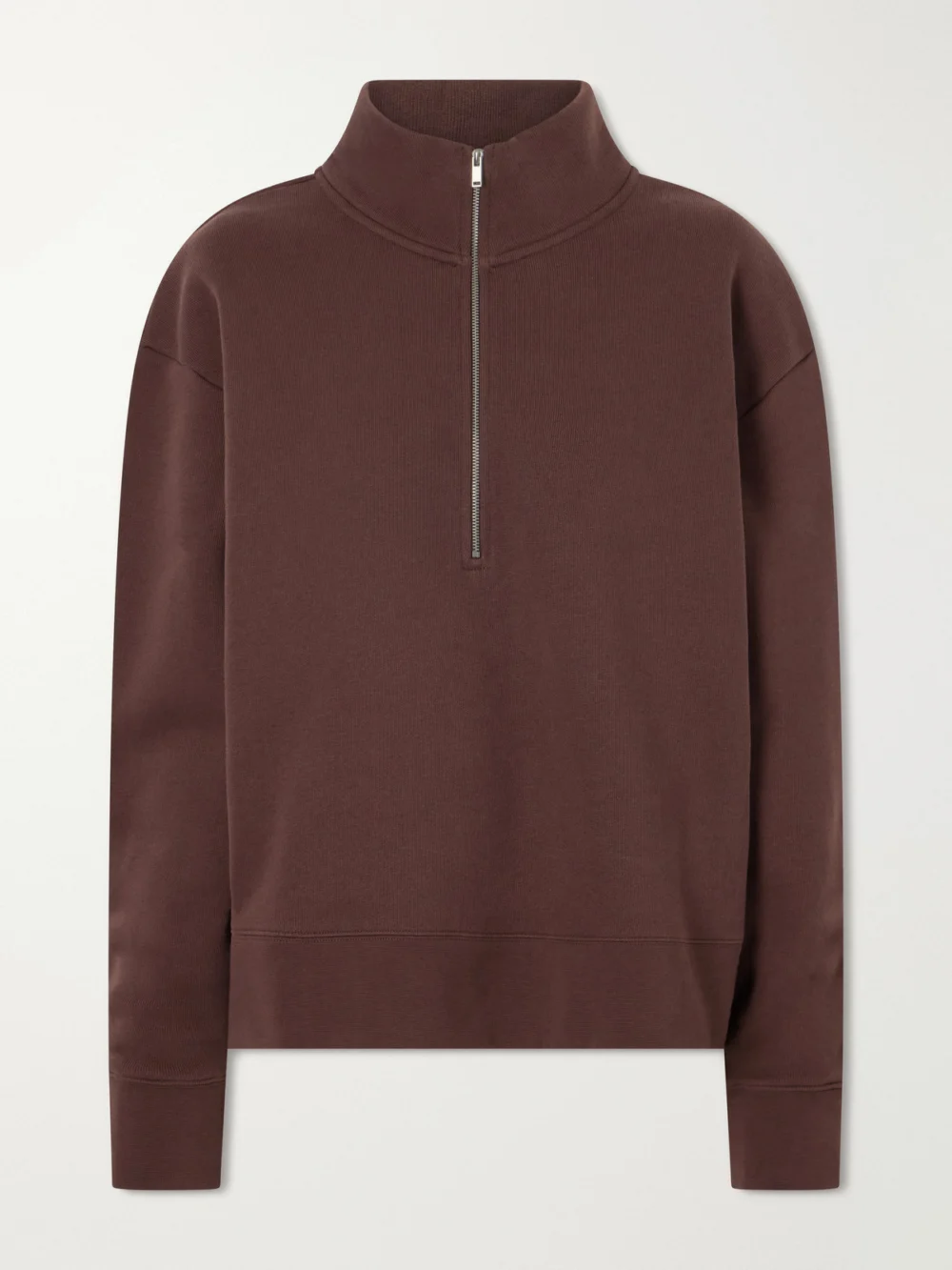 Studio Nicholson Thalen Cotton-jersey Fleece Sweatshirt in brown