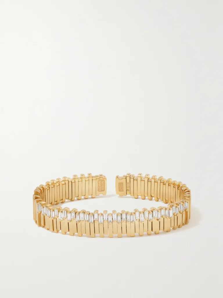 Suzanne Kalan 18-karat Gold Diamond Bracelet
