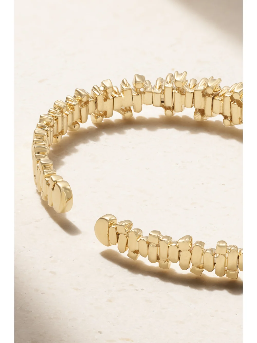 Back view of the Suzanne Kalan Shimmer 18-karat Gold Diamond Bracelet