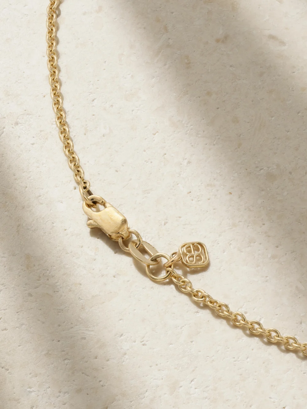 Back view of the Sydney Evan 14-karat Gold Diamond Necklace