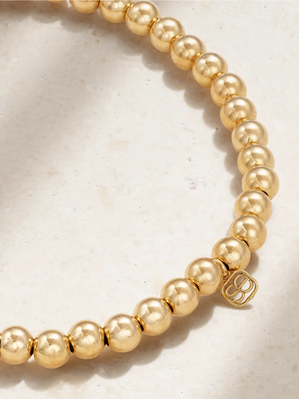 Back view of the Sydney Evan Cancer 14-karat Gold Diamond Bracelet