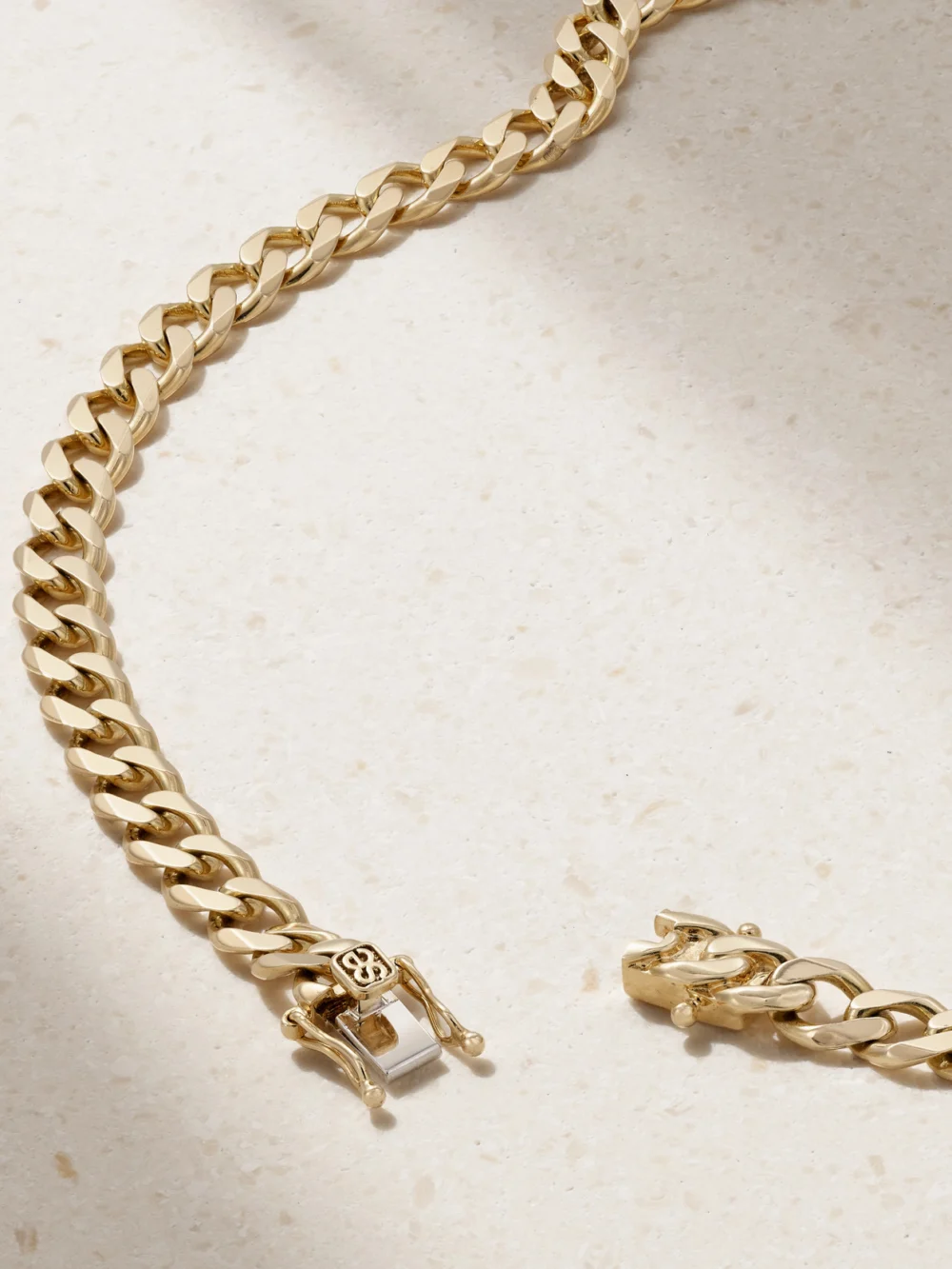 Back view of the Sydney Evan Id Bar 14-karat Gold Diamond Necklace
