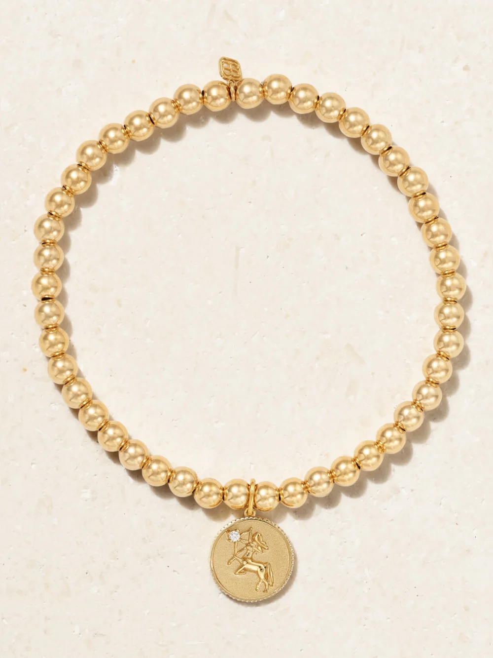 Sydney Evan Sagittarius 14-karat Gold Diamond Bracelet