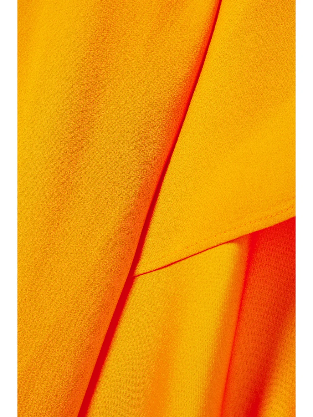 Close-up detail of the Taller Marmo Eccomi Cape-effect Crepe Gown