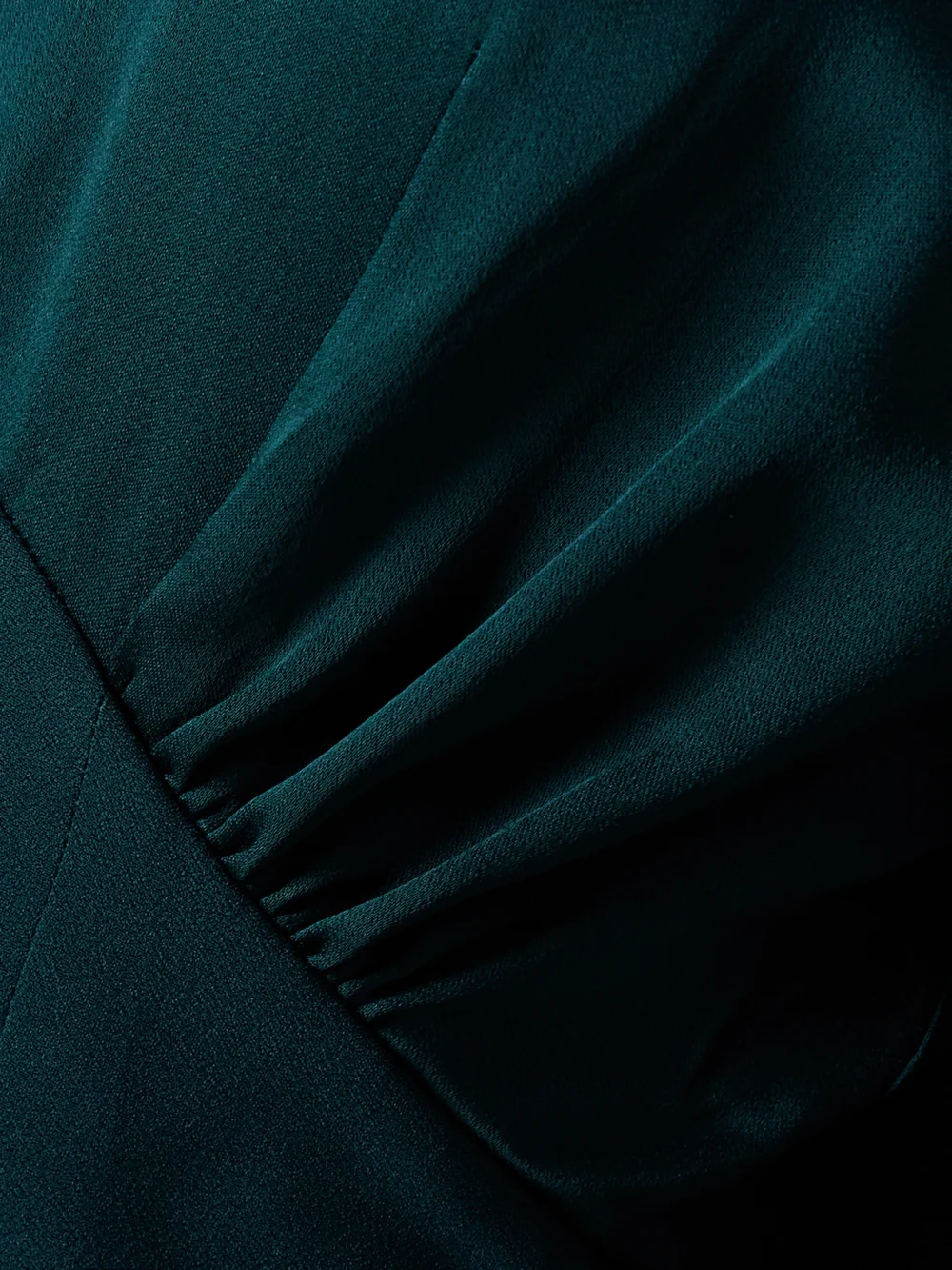 Close-up detail of the Taller Marmo Huston Cutout Silk-satin and Crepe Jumpsuit