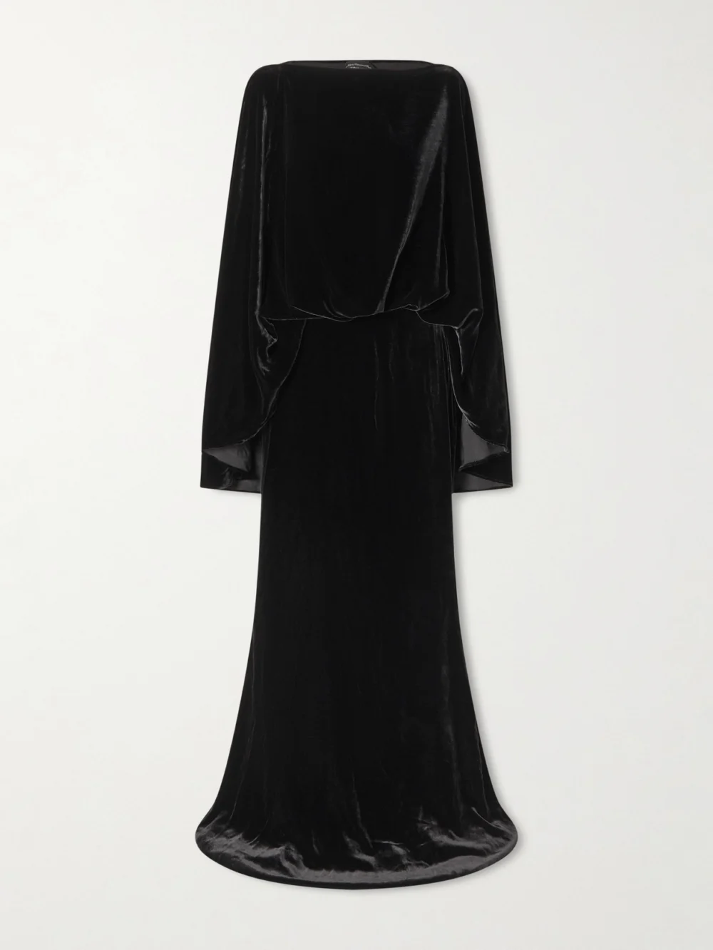 Taller Marmo Musidora Velvet Gown in black