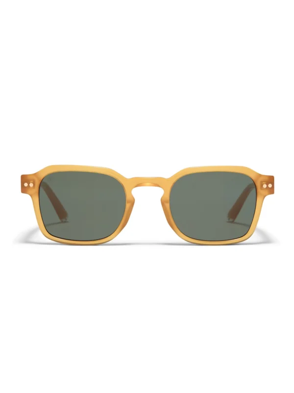 Taylor Morris Aldgate Sunglasses in Honey / Green