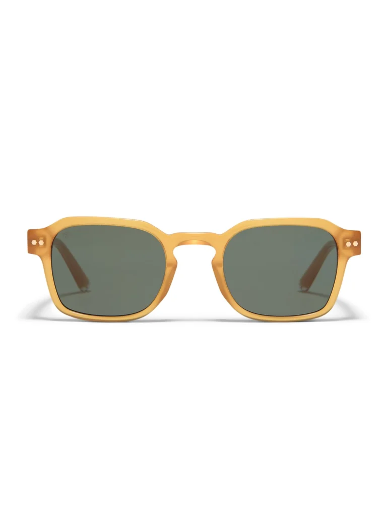 Taylor Morris Aldgate Sunglasses in Honey / Green