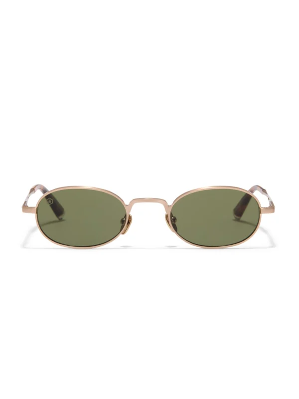 Taylor Morris Astoria Sunglasses in Gold / Brown