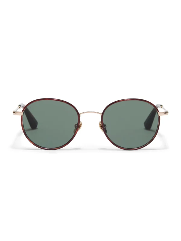 Taylor Morris Bonchurch Sunglasses in Brown / Green