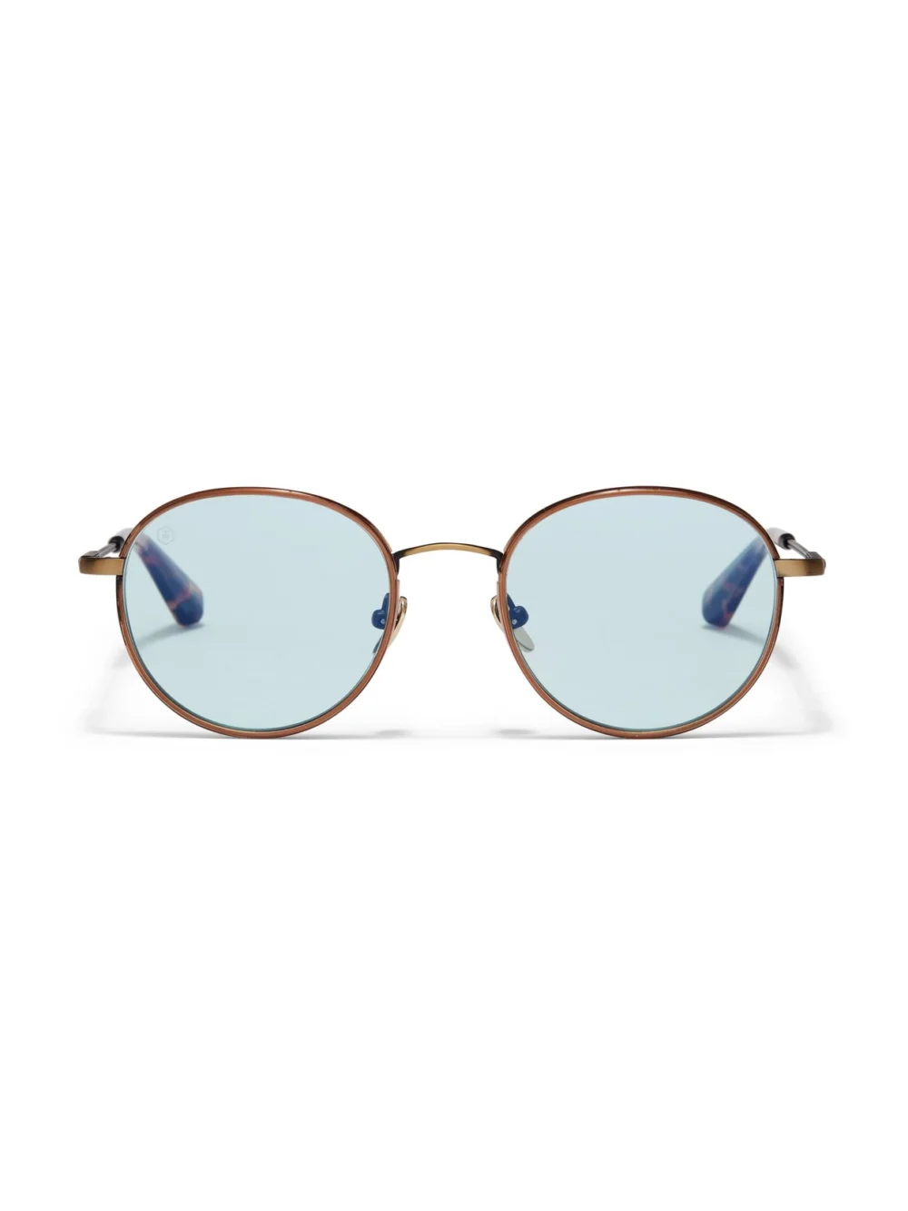 Taylor Morris Bonchurch Sunglasses in Light Brown / Turquoise Tint