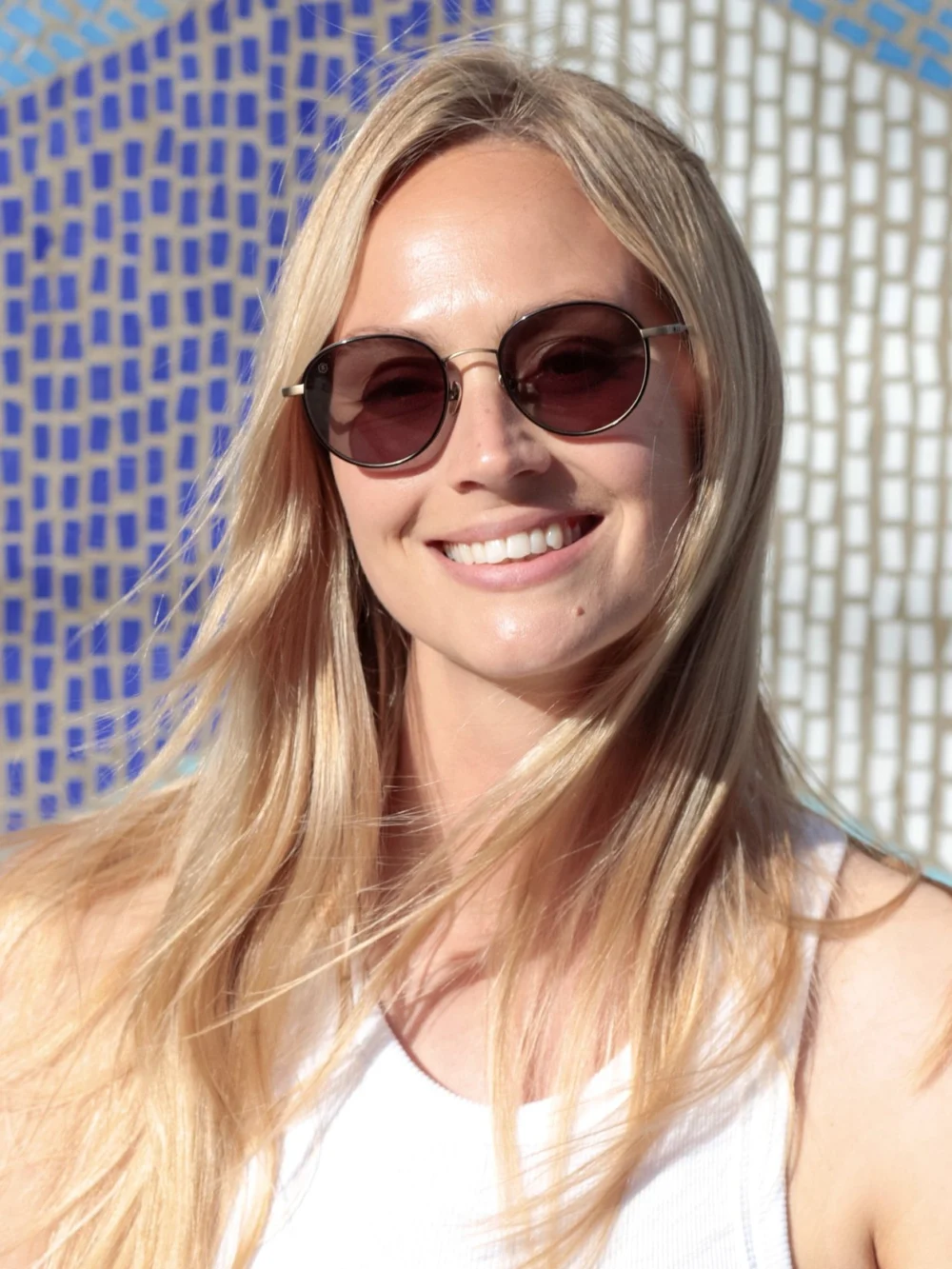 Taylor Morris Bonchurch Sunglasses in Tawny / Green Gradient, view 2