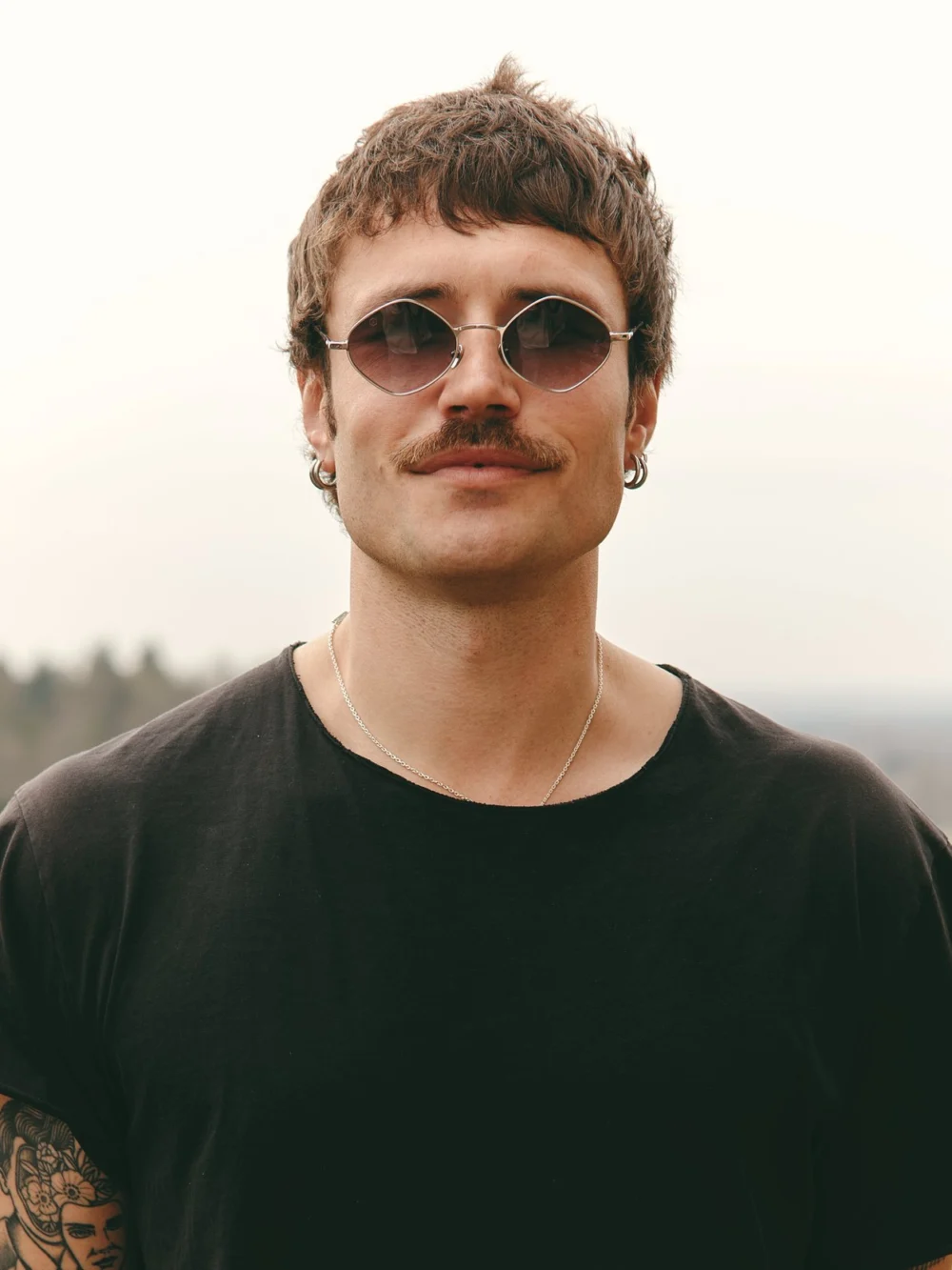 Taylor Morris Camden Sunglasses in Silver / Grey, view 6
