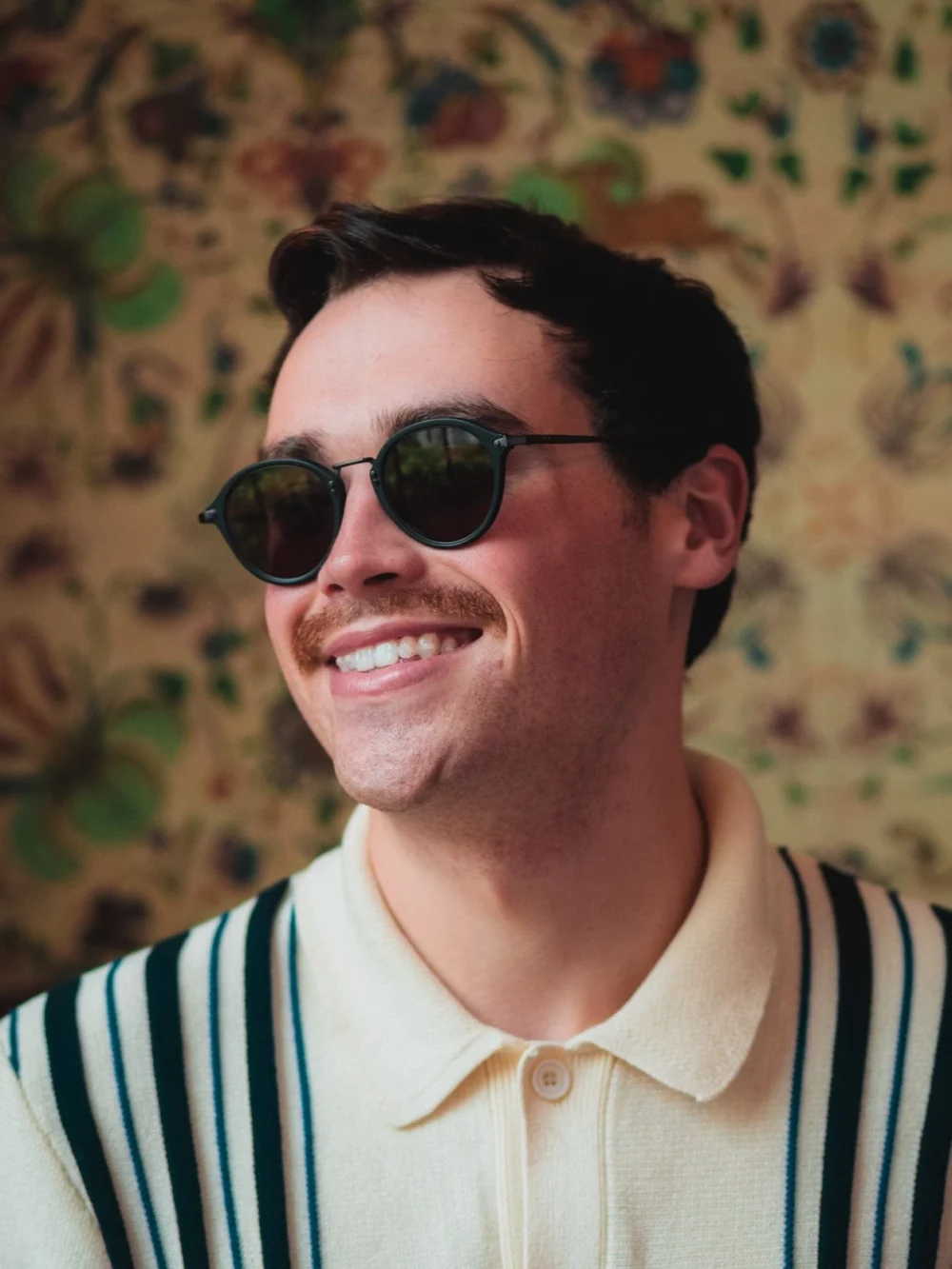 Taylor Morris Castle Sunglasses in Black / Grey, view 2